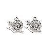 Tibetan Style Zinc Alloy Pendants X-TIBEP-R334-032AS-RS-1