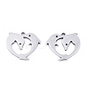 Non-Tarnish 201 Stainless Steel Charms STAS-S081-081-2