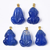 Natural Agate Pendants G-R459-007C-2