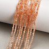 Gradient Color Natural Sunstone Beads Strands GG-CBA1668-A01-2mm-2