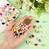 84Pcs 14 Colors Baking Paint Opaque Acrylic Beads FIND-SC0020-83-4