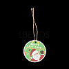 Christmas Theme Paper Big Pendant Decorations HJEW-F018-02-3