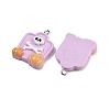 Halloween Opaque Resin Pendants RESI-C062-02A-2