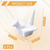 Paper Crane Ceramic Chopstick Stands DJEW-WH0058-12A-2