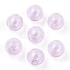 Transparent Blow High Borosilicate Glass Globe Beads GLAA-T003-09A-3