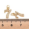 304 Stainless Steel Rhinestone Pendants STAS-N133-03H-G-3