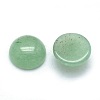 Natural Green Aventurine Cabochons X-G-P393-R15-8MM-2