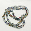 Electroplate Glass Beads EGLA-D028-05-2