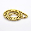 Round Non-magnetic Synthetic Hematite Beads Strands G-P061-62G-2