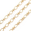 Rack Plating Brass Oval & Knot Link Chains CHC-K013-02-4