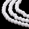 Glass Imitation Jade Beads Strands X-GLAA-H021-02-08-5