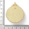 Brass Pendant Cabochon Settings KK-R215-02G-3