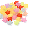 Rubberized Style Frosted Acrylic Beads FACR-CJ0001-16-3
