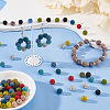 Olycraft 100Pcs 10 Colors Polymer Clay Pave Rhinestone Beads RB-OC0001-07-5