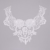 Milk Silk Embroidered Floral Lace Collar DIY-WH0260-06A-2