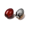 30Pcs Opaque Glass Beads EGLA-L047-10-2