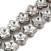 Electroplate Glass Beads Strands EGLA-V001-02I-1
