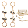 Zinc Alloy Chain Link Purse Strap Extenders AJEW-WH0479-46B-1