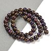 Synthetic Gold Clinquant Stone Beads Strands G-P549-A01-01E-3
