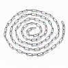 Ion Plating(IP) 304 Stainless Steel Paperclip Chains CHS-S006-JN957-3-2