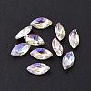 Glass Rhinestone Cabochons GGLA-P002-03A-08-1