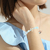 90Pcs 9 Styles Transparent Spray Painted Glass Beads GLAA-BM0001-02C-5