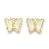 Alloy Glass Pendants GLAA-T023-41KCG-02-1
