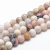 Natural Pink Opal Beads Strands G-R446-6mm-09-1