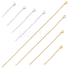 16Pcs 8 Style 304 Stainless Steel Cable Chain Extender STAS-CN0001-61-1