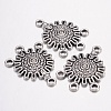 Tibetan Style Alloy Chandelier Components Links LF0145Y-1