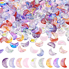   180pcs 9 colors Electroplate Transparent Glass Bead EGLA-PH0001-34-1