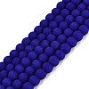 Opaque Glass Beads Strands GLAA-T032-P4mm-MD10-1