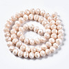 Electroplate Glass Beads Strands EGLA-A034-P2mm-A17-3