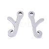 Non-Tarnish 201 Stainless Steel Charms X-STAS-T044-217P-Y-2