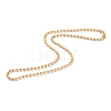 304 Stainless Steel Ball Chain Necklaces NJEW-I245-04B-G-1