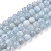 Natural Aquamarine Beads Strands G-L478-21-01-4