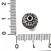 Engraved 304 Stainless Steel Beads STAS-H263-17AS-4