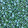 8/0 Two Tone Opaque Glass Seed Beads SEED-T006-01C-A08-3