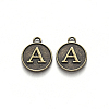 Alloy Pendant Cabochon Settings PALLOY-N156-01A-AB-2