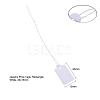 White Rectangle Jewelry Price Tags TOOL-C003-02-4
