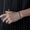 201 Stainless Steel Multi-strand Bracelets LS-BJEW-H633-02P-1