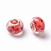 Butterfly Pattern Resin European Beads RPDL-S006-M-3