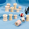 48Pcs 3 Style Schima Wood Sewing Embroidery Thread Spool ODIS-PH0001-41-4