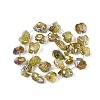 Dyed Electroplate Raw Rough Natural Amethyst Beads Strands G-Q610-05G-3