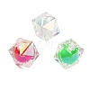 UV Plating Opaque Acrylic Beads OACR-S142-05-1