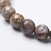 Natural Silver Leaf Jasper Beads Strands G-K181-6mm-O01-2