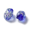 Handmade Foil Lampwork Beads Strands FOIL-Z001-06E-3