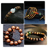 CHGCRAFT Natural Wenge Wood Beads WOOD-CA0001-35-6