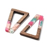 Resin and Walnut Pendants FIND-R051-03H-2