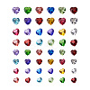 240pcs 24 Styles Glass Rhinestone Cabochons GLAA-TA0001-11-11